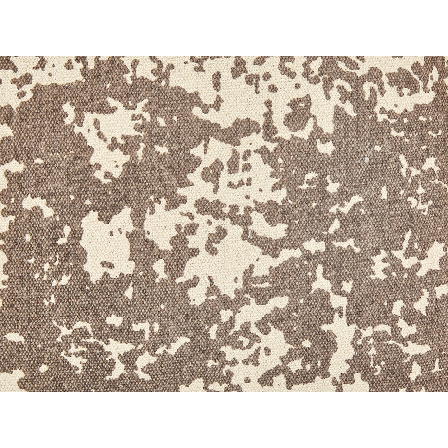 Poduszka podłogowa bawełniana 50 x 50 x 20 cm beżowo-brązowa SHASA