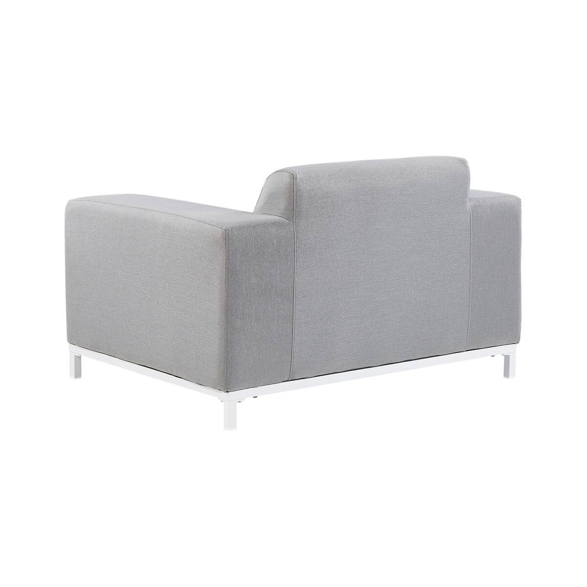 Zestaw 2 foteli ogrodowych jasnoszary z białym ROVIGO