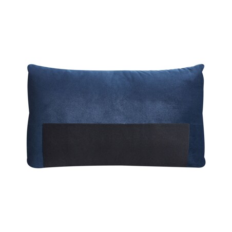 Fotel LUVOS Welur Ciemnoniebieski