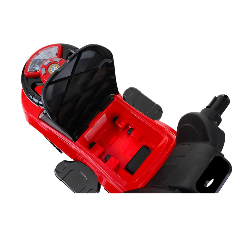 Jeździk FUNFIT KIDS czerwony samochodzik dla dzieci pchacz 3w1 do 27 kg