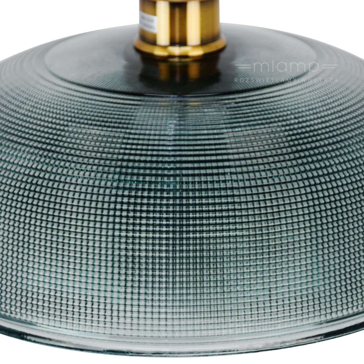 LAMPA wisząca DAVIDE MDM-2916/1 BL Italux szklana OPRAWA zwis niebieski