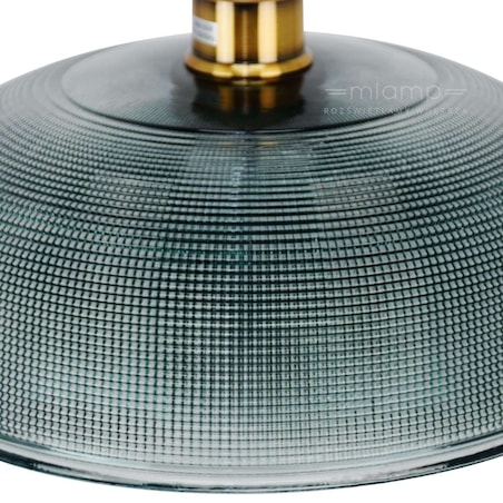 LAMPA wisząca DAVIDE MDM-2916/1 BL Italux szklana OPRAWA zwis niebieski