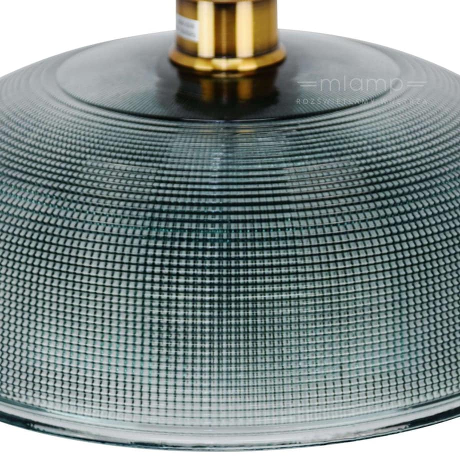 LAMPA wisząca DAVIDE MDM-2916/1 BL Italux szklana OPRAWA zwis niebieski