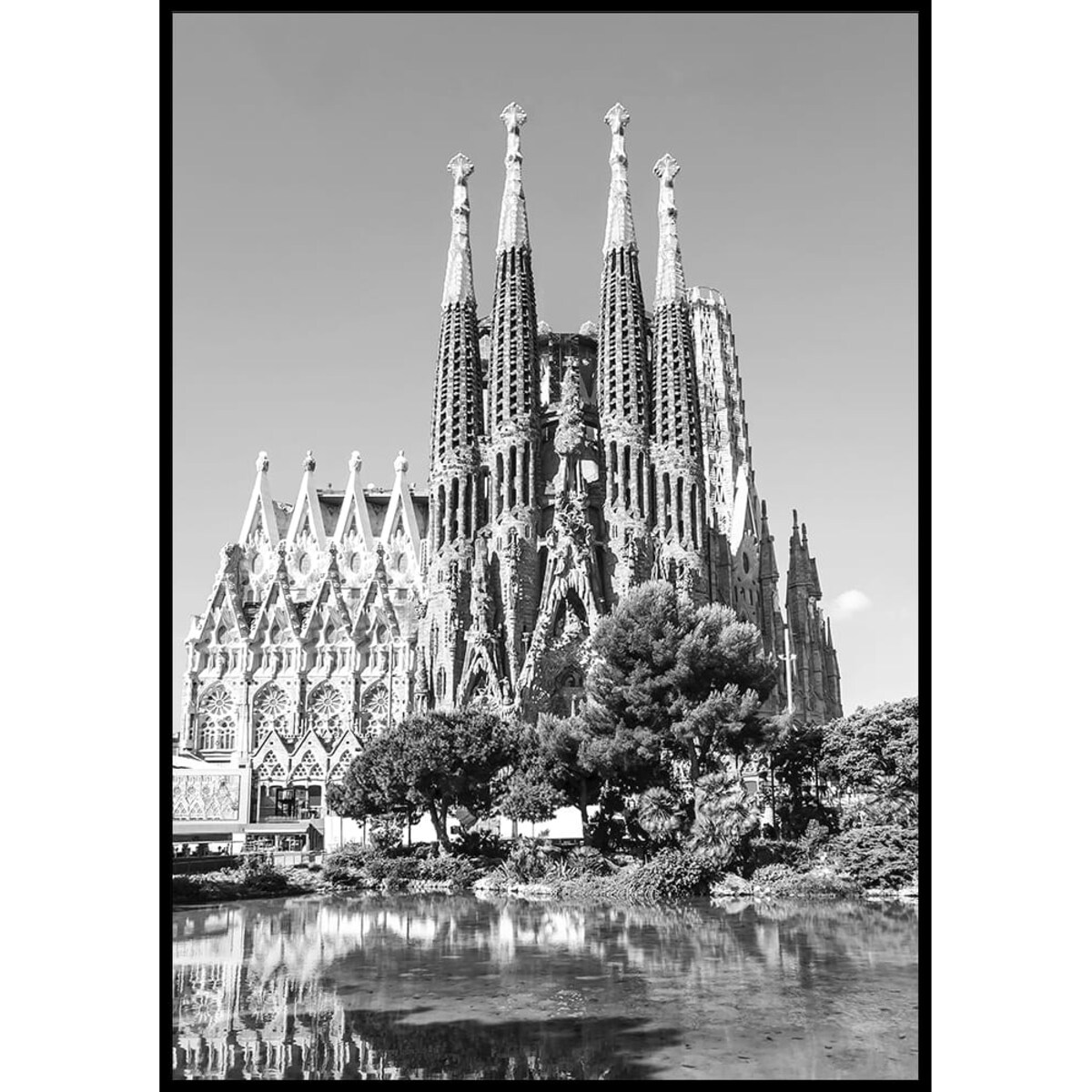 plakat sagrada familia barcelona hiszpania 30x40 cm