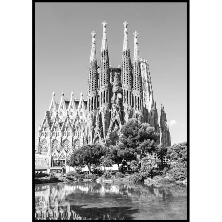plakat sagrada familia barcelona hiszpania 30x40 cm