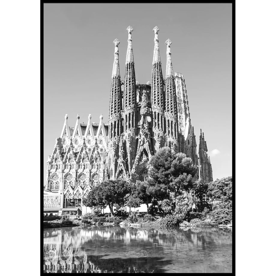 plakat sagrada familia barcelona hiszpania 30x40 cm