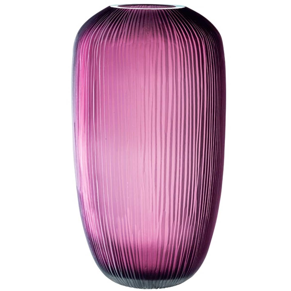 Wazon szklany 50 cm jagodowy BELLAGIO - Leonardo