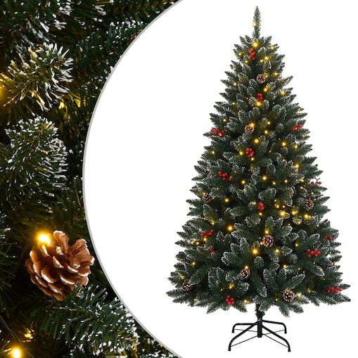 vidaXL Sztuczna choinka, 300 lampek LED, 240 cm