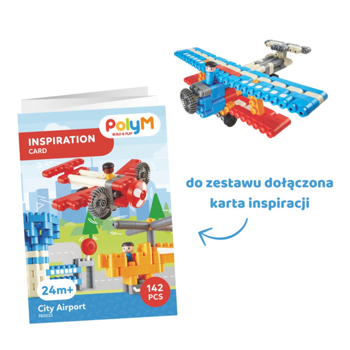 Miękkie Klocki Konstrukcyjne Lotnisko 142 el. 2+ PolyM