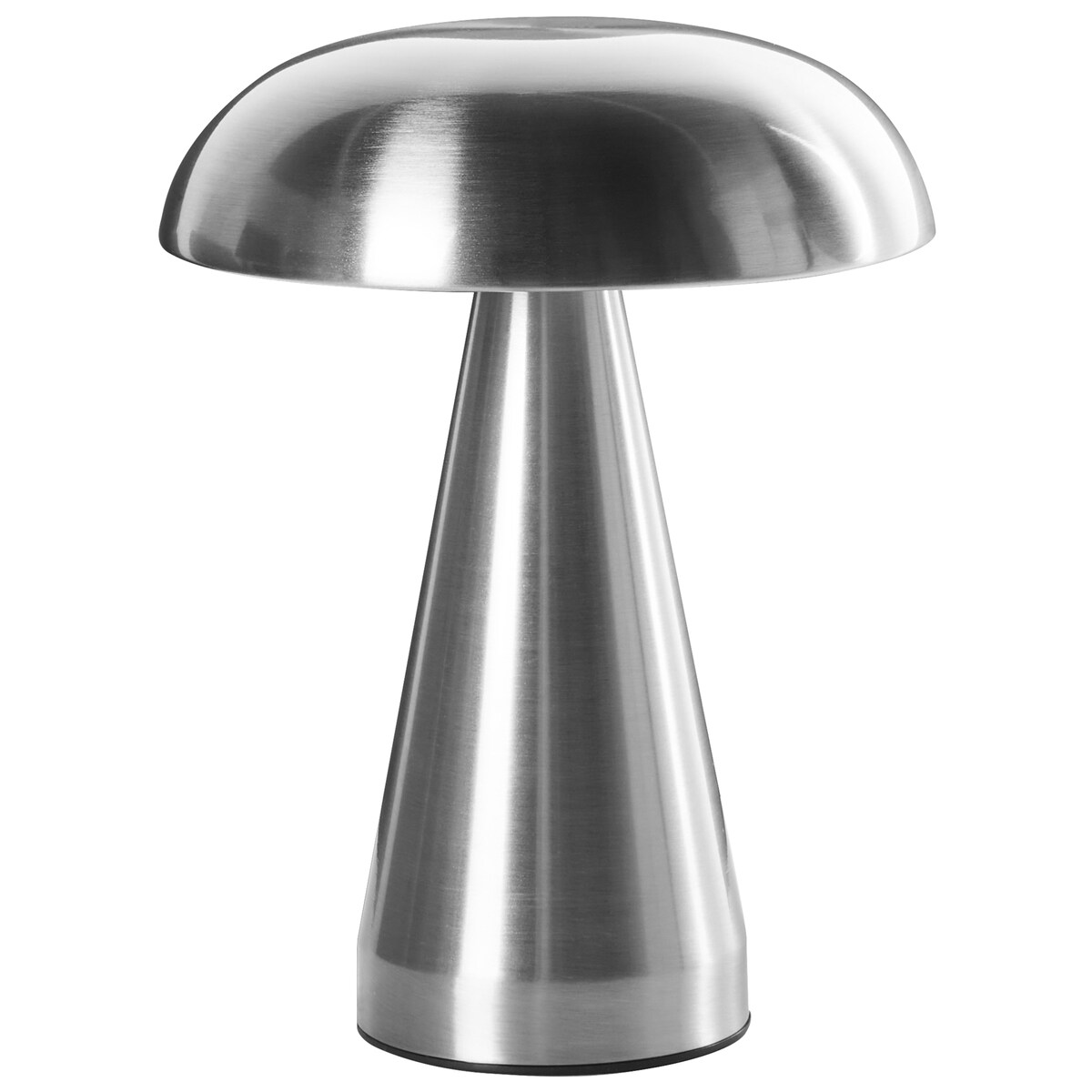 Zestaw 2 bezprzewodowych lamp stołowych LED KULFO Ze ściemniaczem Metal Srebrny