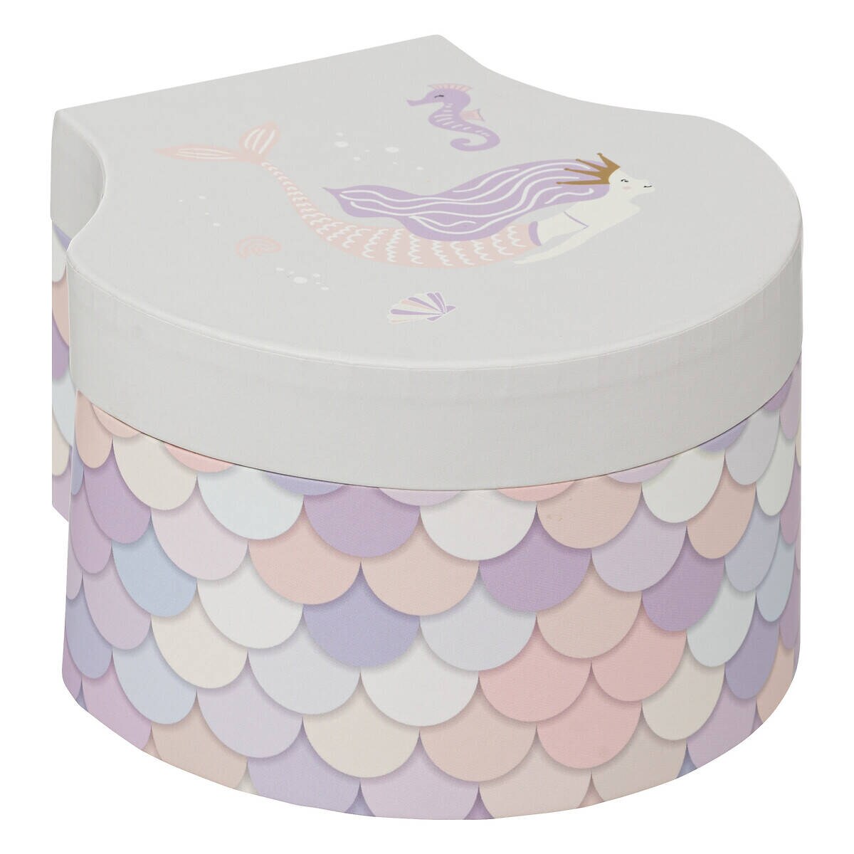 Pozytywka w kształcie muszelki SIRENE, z lusterkiem