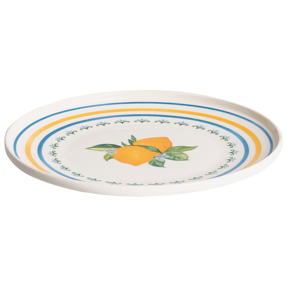 Zastawa stołowa 12-częściowa TARRAGON Porcelana Biały/ zielony