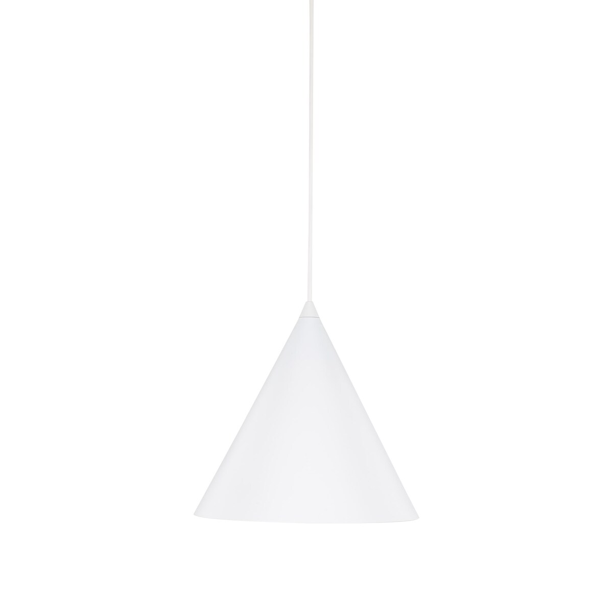 Lampa wisząca biała TK Lighting CONO WHITE 10008 E27 regulowana 160 cm minimalistyczna do salonu kuchni