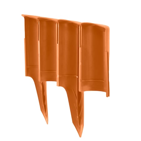 Płotek Ogrodowy 2,5 M Obrzeże Trawnikowe Palisada Terakota