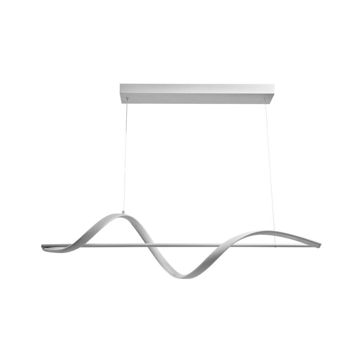 Lampa wisząca LED KHUTTI Ze ściemniaczem Metal Biały