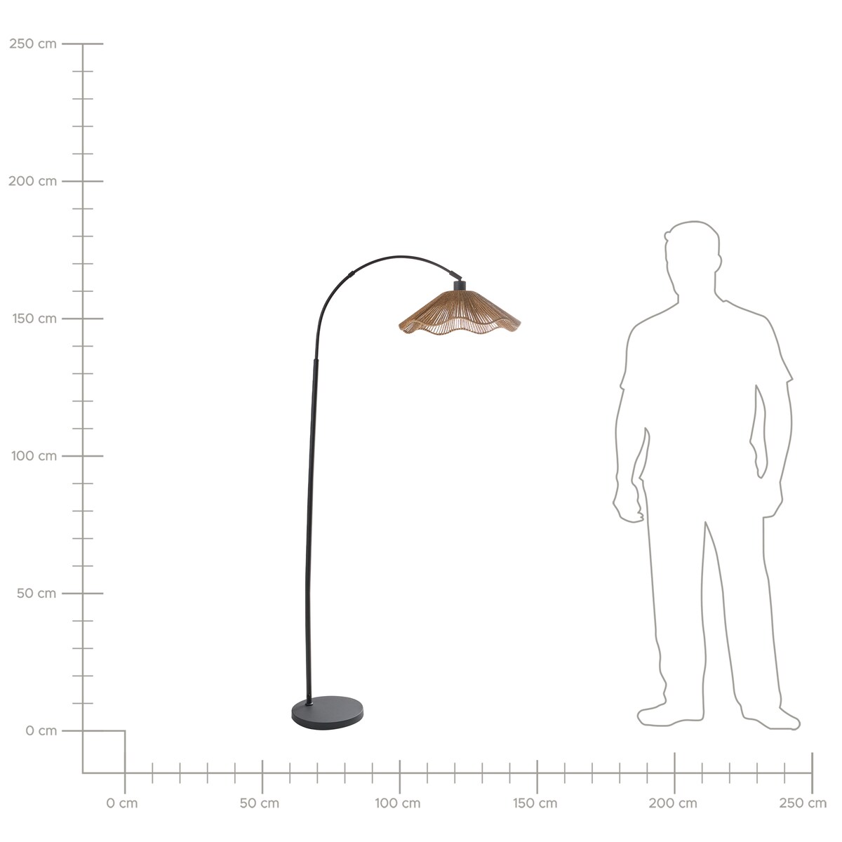 Lampa podłogowa MIGORI Papier Naturalny
