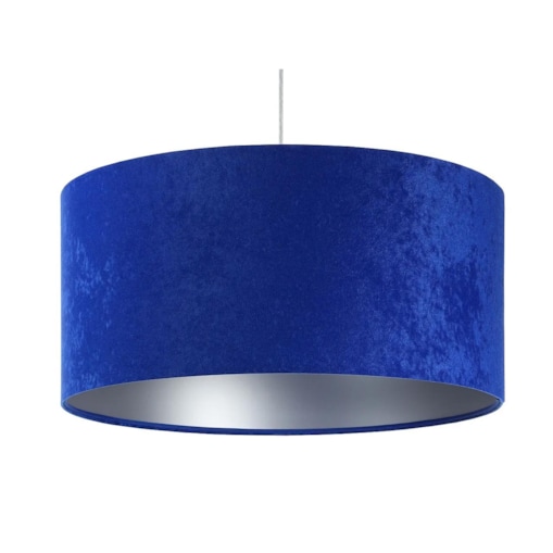 Lampa wisząca HOME 60 niebieska/srebrna