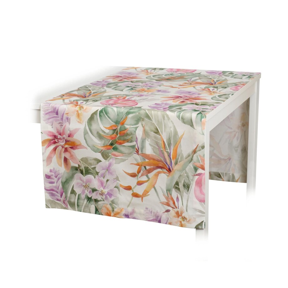 Bieżnik z tropikalnym motywem strelicji Bird of Paradise – 50 × 220 cm