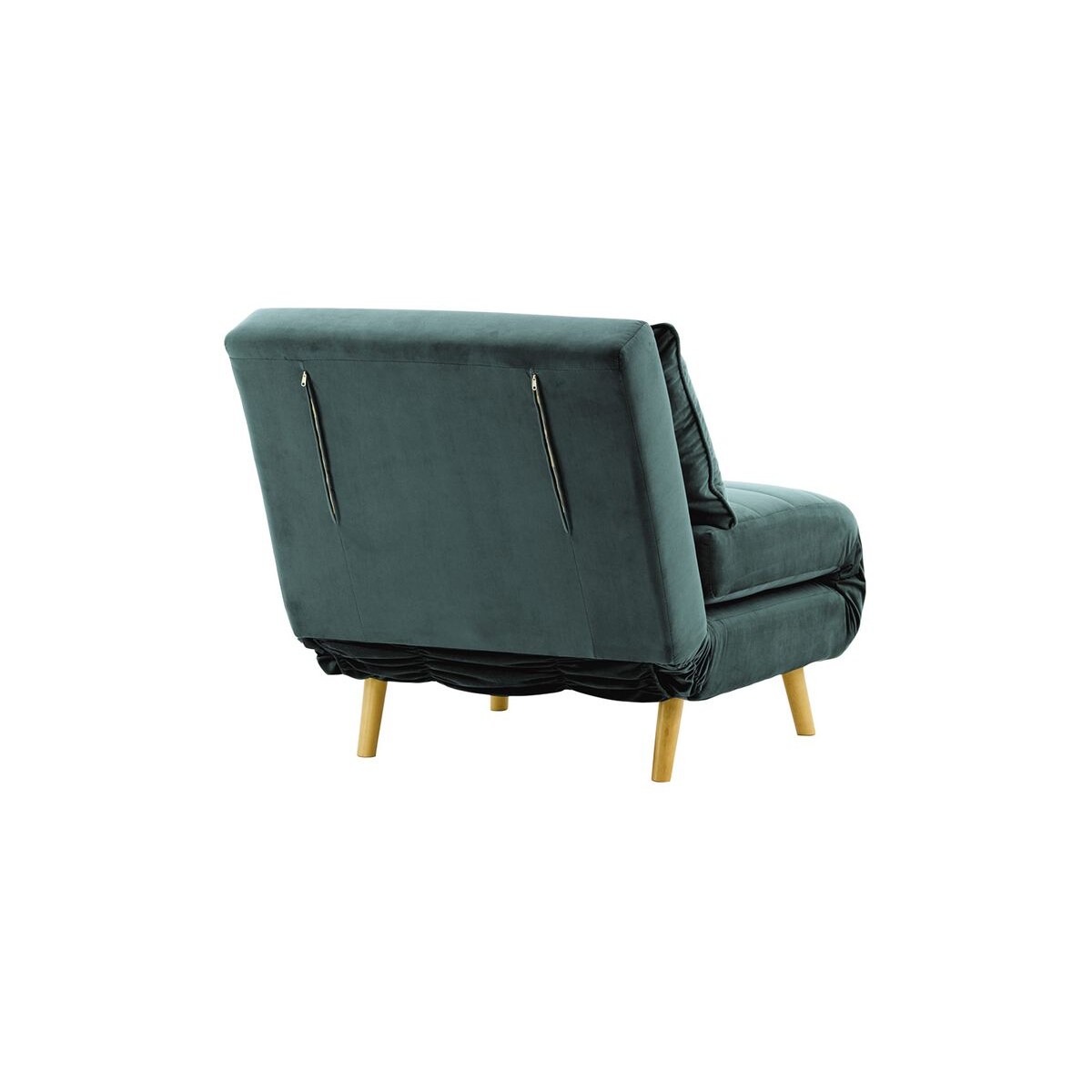 Fotel rozkładany Flic 77 cm-Velluto 12-like oak