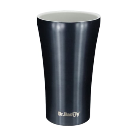 Kubek termiczny na kawę Dr.Bacty Apollo 2.0 - Smacznej kawusi - 360 ml - Gunmetal