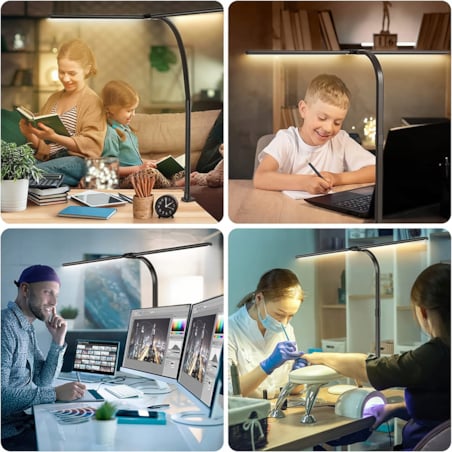 LAMPKA BIURKOWA szkolna NA BIURKO stołowa LED