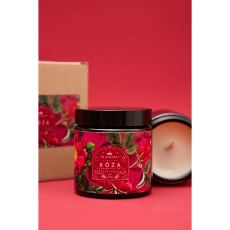 Świeca sojowa Róża
