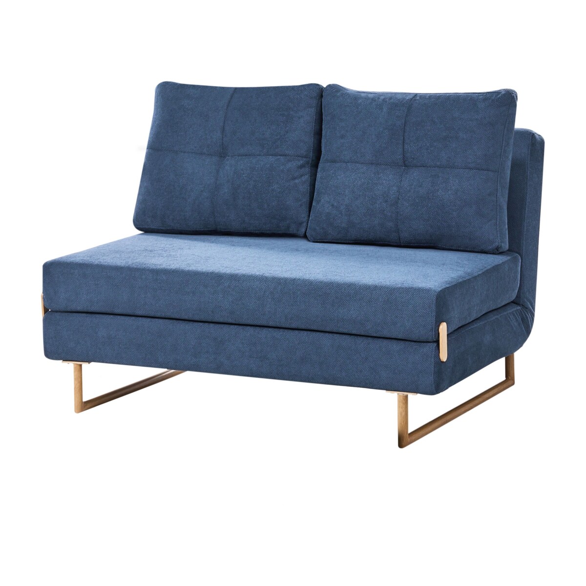 Sofa rozkładana dla 2 osób JERSLEV Niebieski