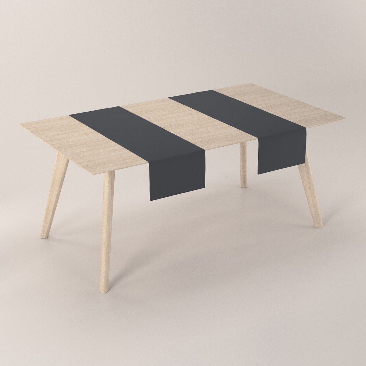 Bieżnik prostokątny 40x130 czarny