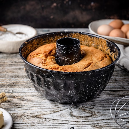 Forma do pieczenia ciasta babki z kominem z powłoką nieprzywieralną 22x10cm KLAUSBERG