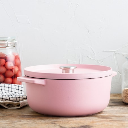 KitchenAid Garnek żeliwny 5,2 l - Dried Rose