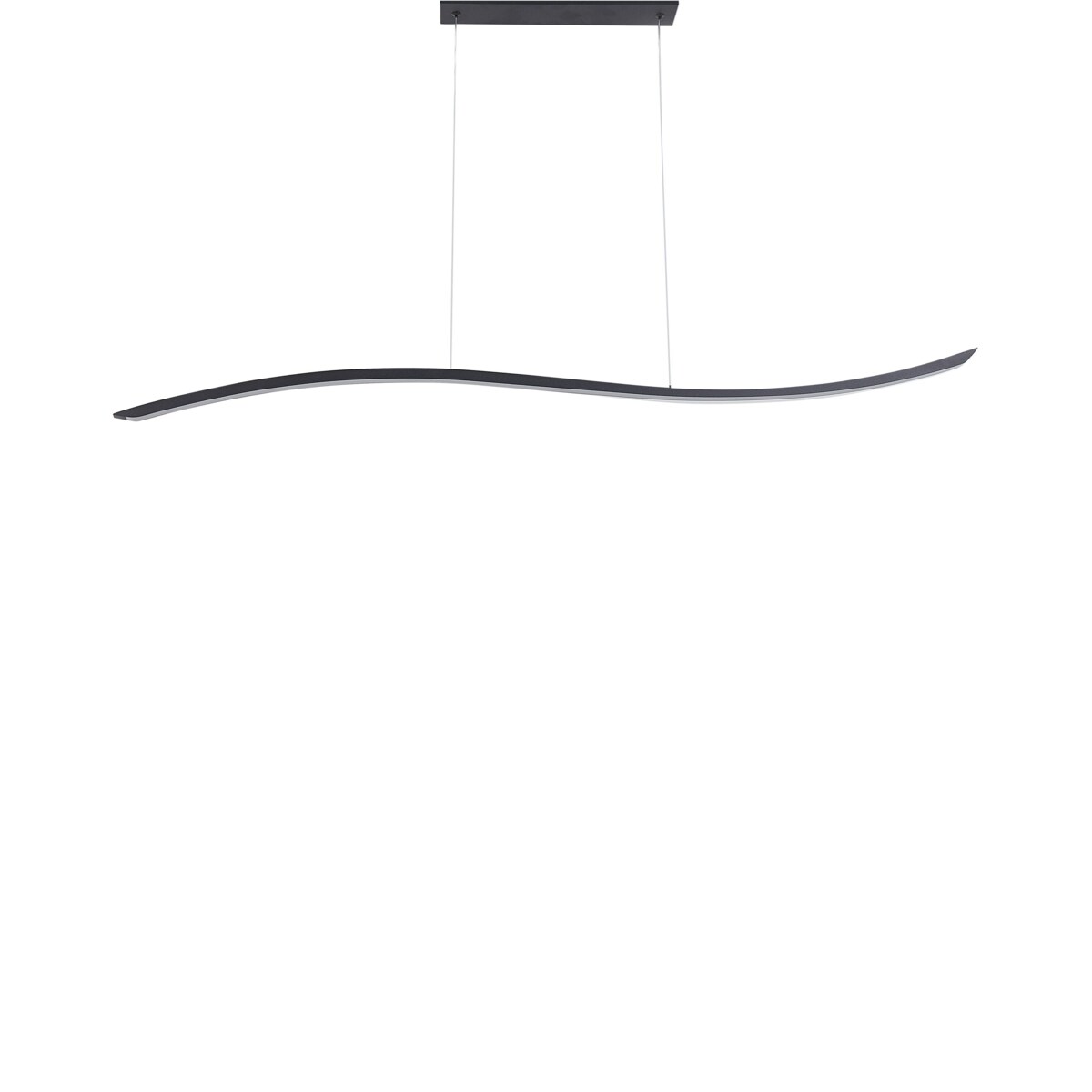 Lampa wisząca LED metalowa czarna CALAO