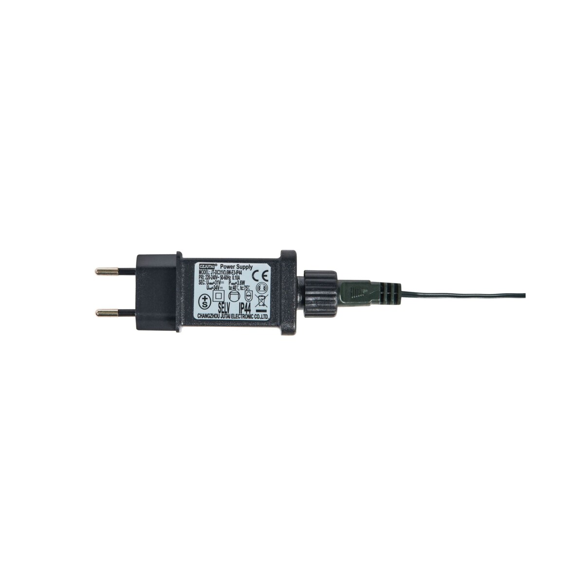 Ośnieżona sztuczna choinka ze światełkami 120 cm zielona PALOMAR