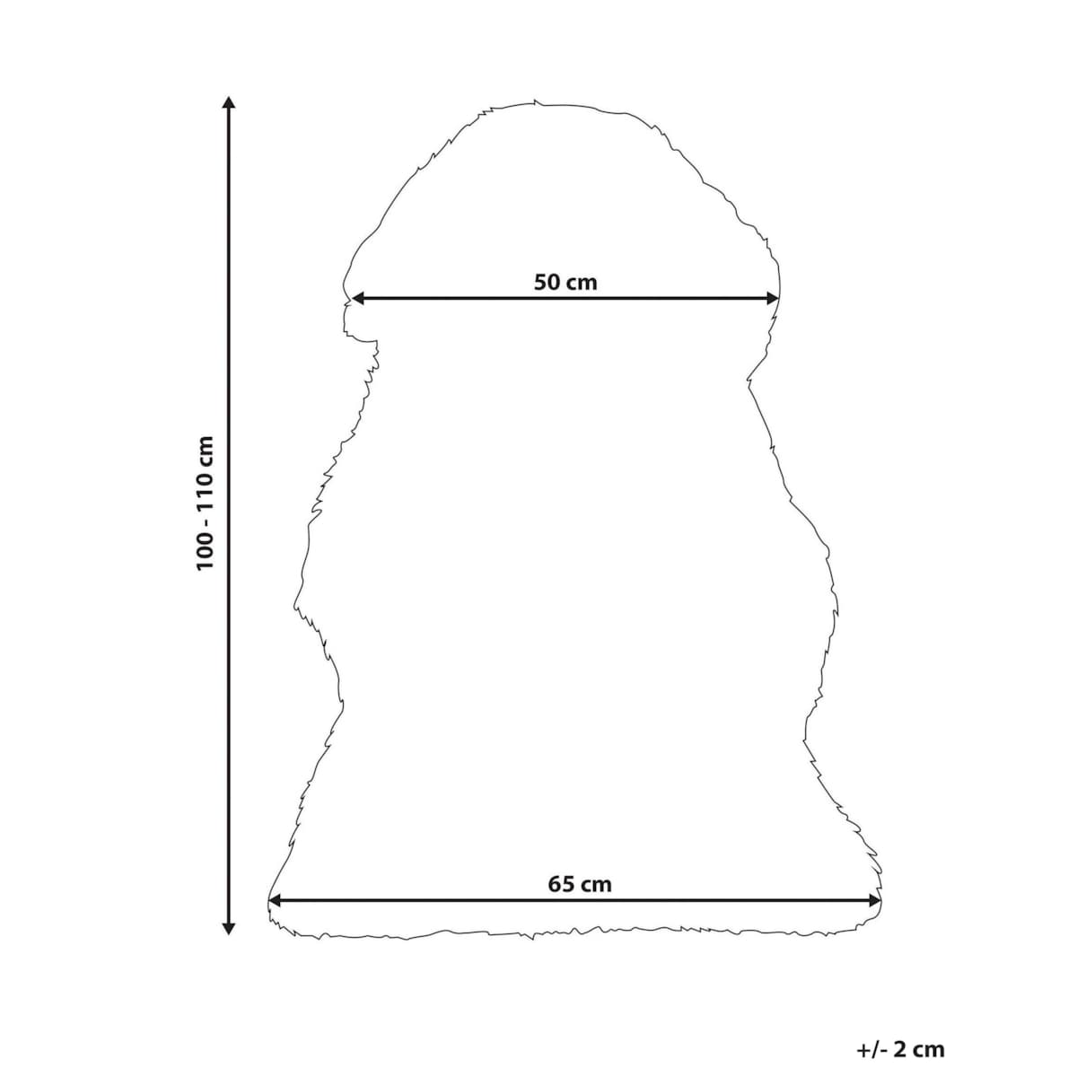 Skóra owcza beżowa ULURU