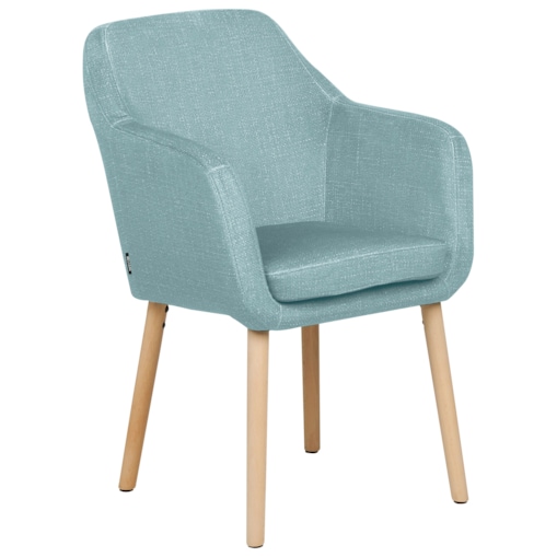 Krzesło do jadalni welurowe niebieskie YORKVILLE II