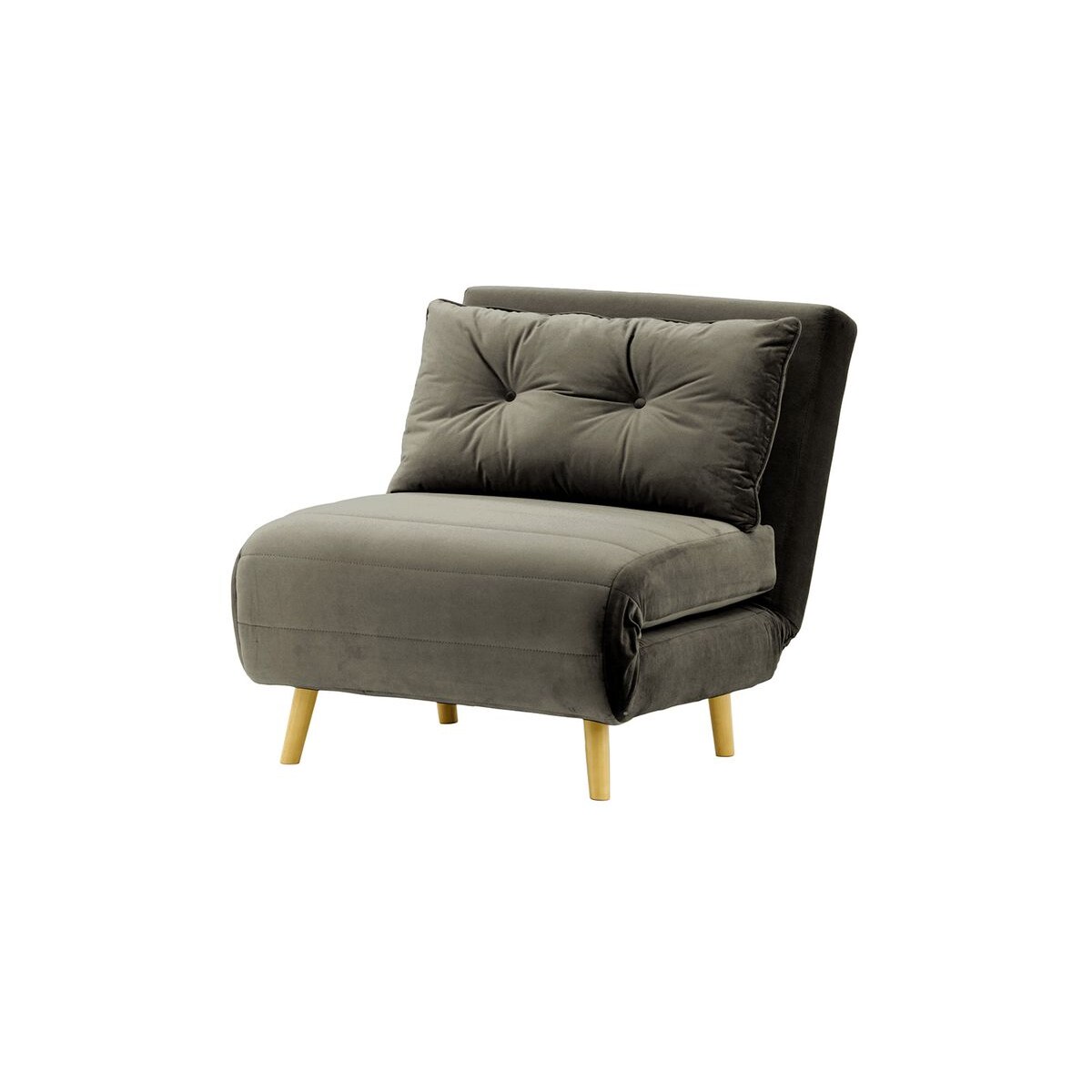 Fotel rozkładany Flic 77 cm-Velluto 19-like oak