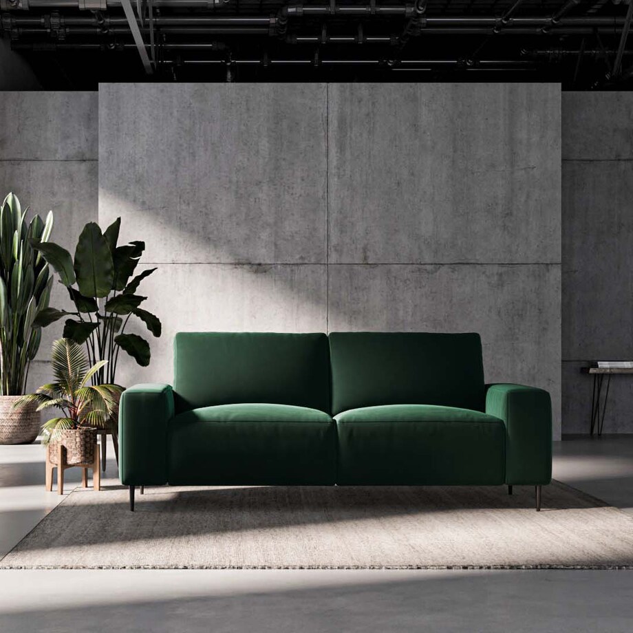 Tendo Sofa 2-osobowa - ciemnozielona