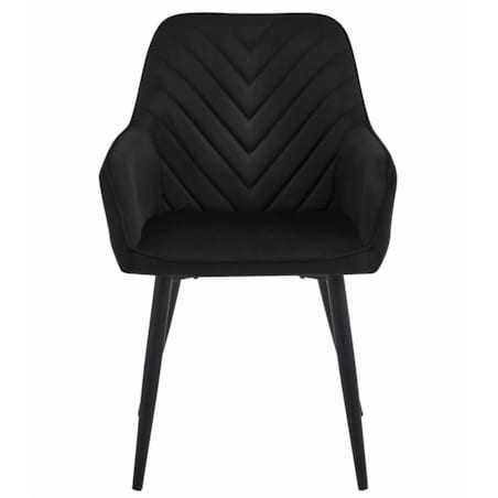 Krzesło Do Jadalni Kuchni Salonu Nana Czarne