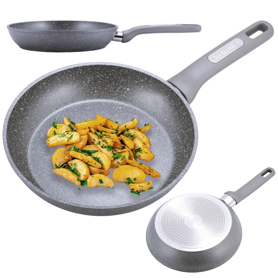 Patelnia 24cm z powłoką granitową indukcja KAMILLE