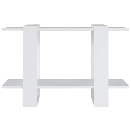 vidaXL Regał na książki/przegroda, biały, 80x30x51 cm