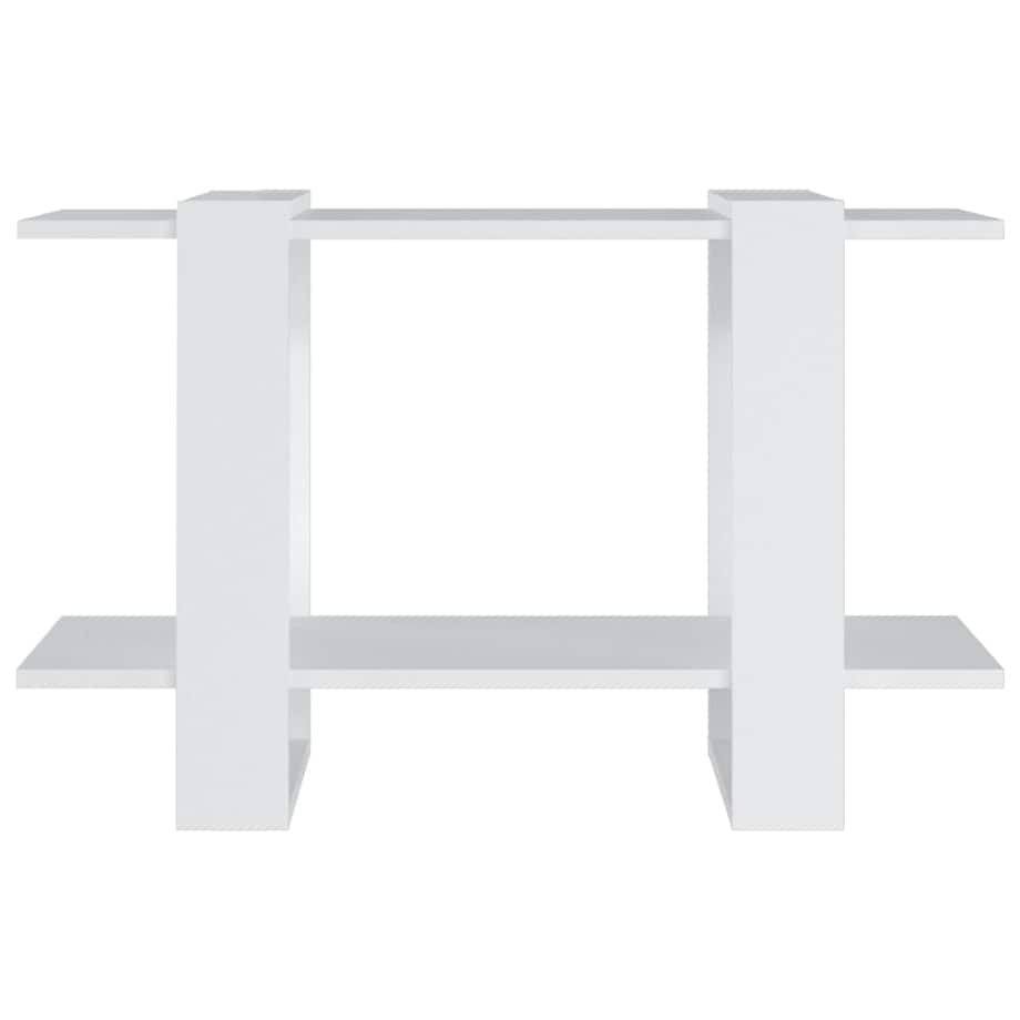 vidaXL Regał na książki/przegroda, biały, 80x30x51 cm