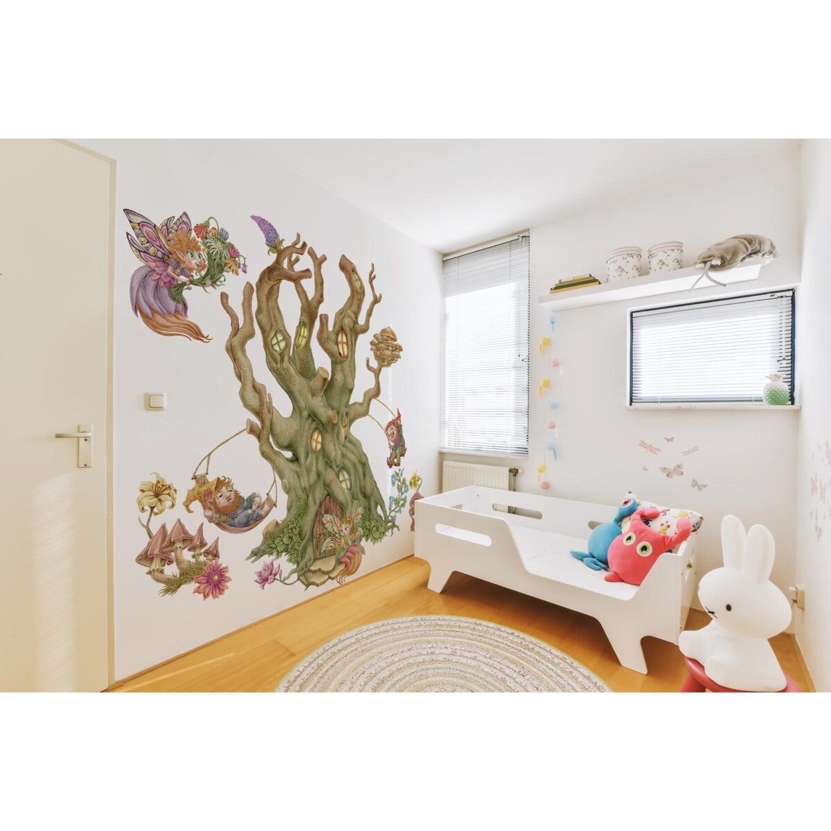 Zestaw naklejek na ścianę, Wróżkowy las, 60cm