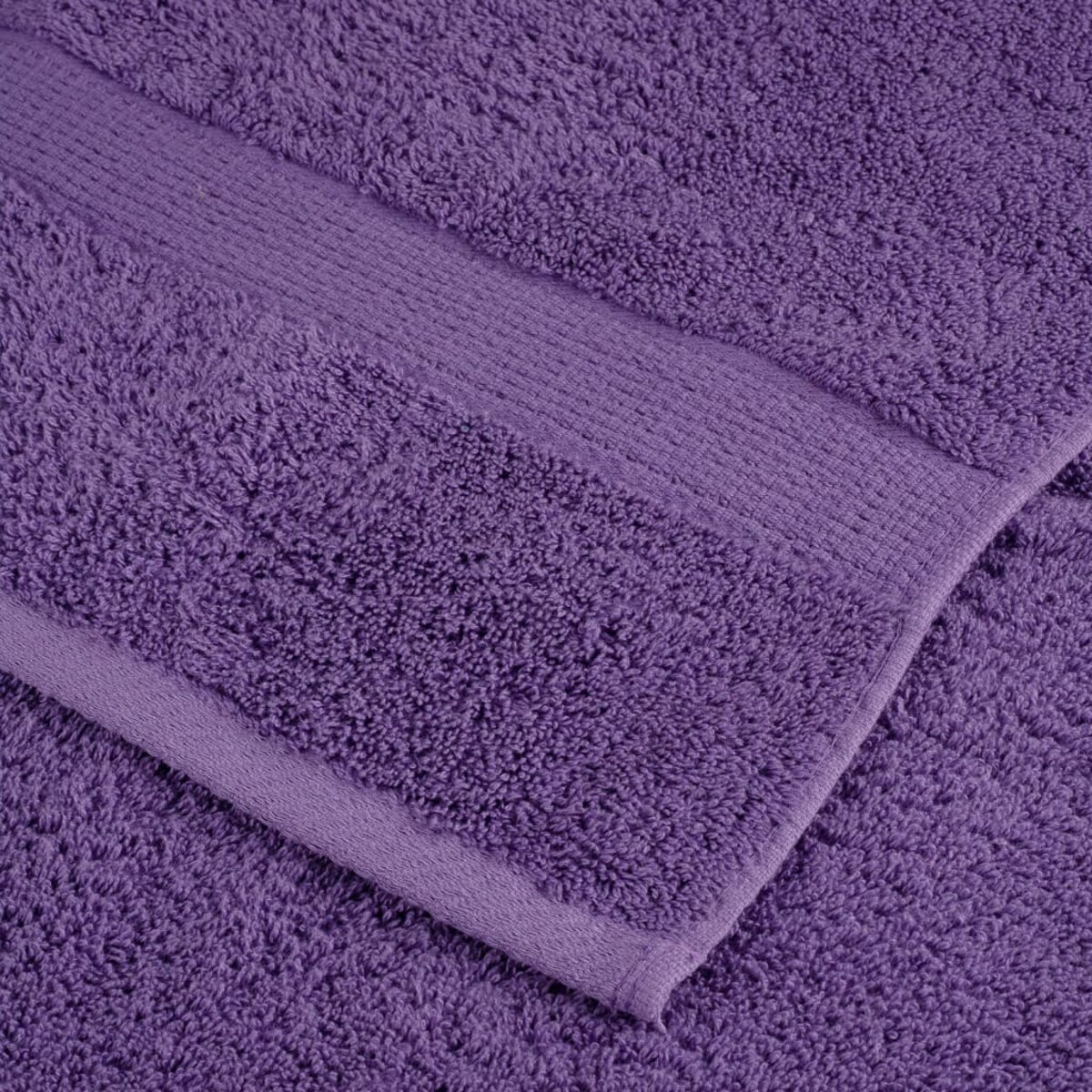 vidaXL Ręczniki premium SOLUND 4 szt., fioletowe, 80x200 cm, 600 g/cm²