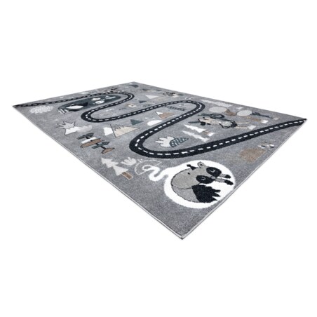 Dywan FUN Route dla dzieci, ulica, zwierzęta 200x290 cm