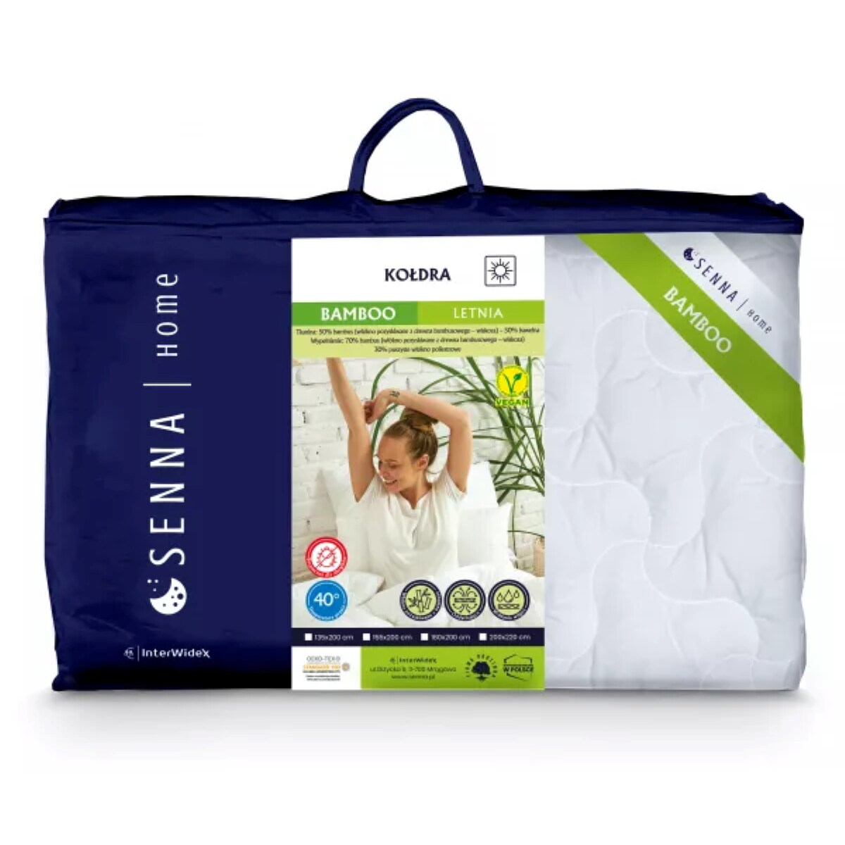 Kołdra letnia 200x220 BAMBOO senna home