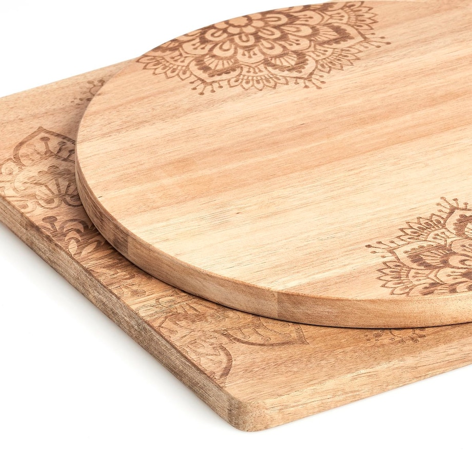 Deska kuchenna okrągła, Ø 27 cm, drewno akacjowe, ZELLER