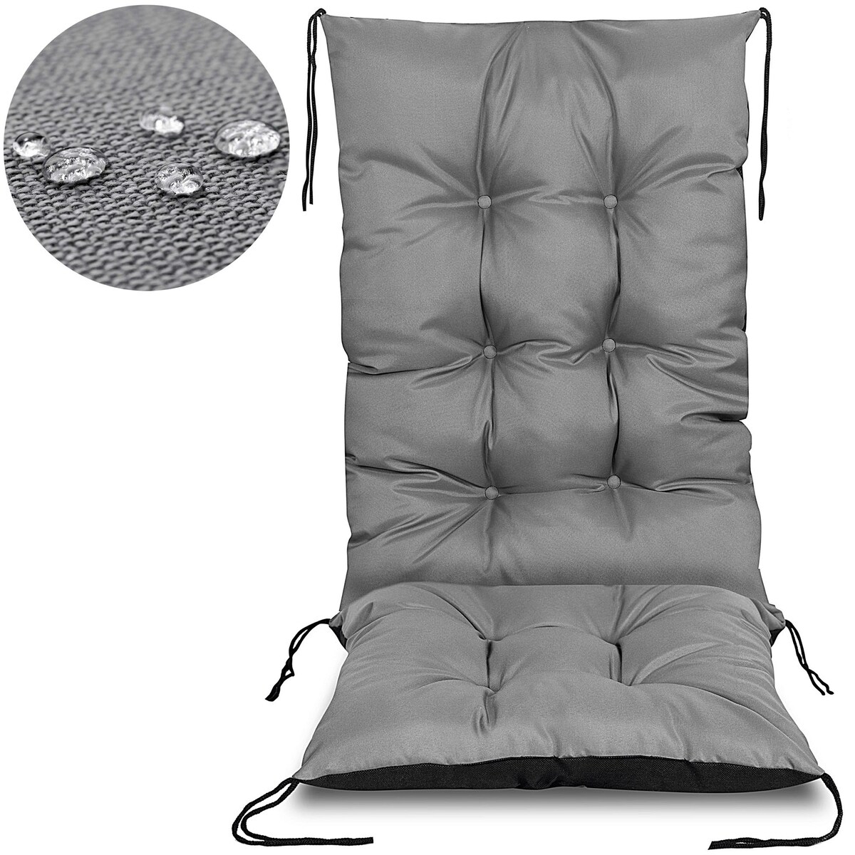 Poduszka Na Krzesło Wodoodporna Ogród Taras 50X80