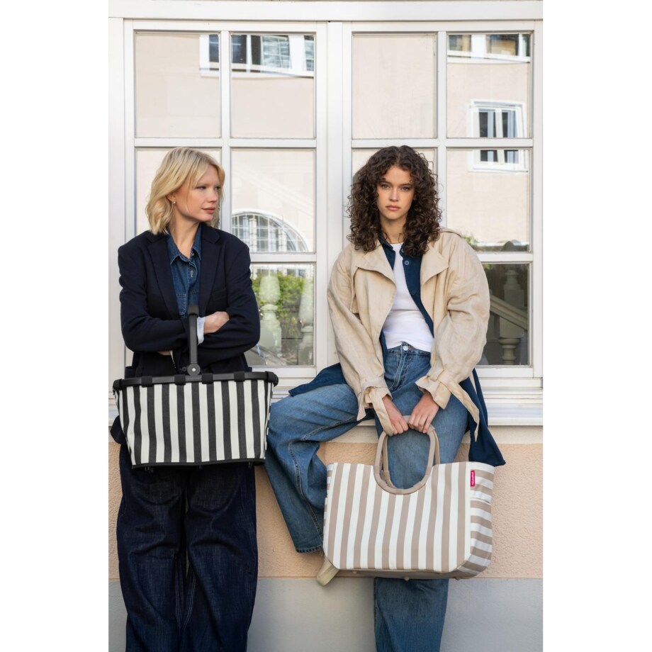 Torba LOOPSHOPPER L, summerstripes coffee