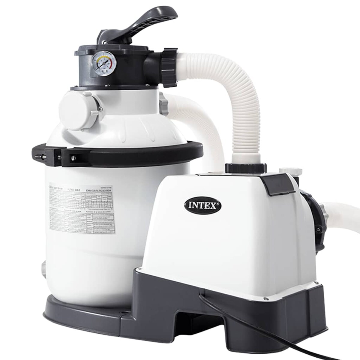 INTEX Basen naziemny Graphite Gray Panel, 478x124 cm