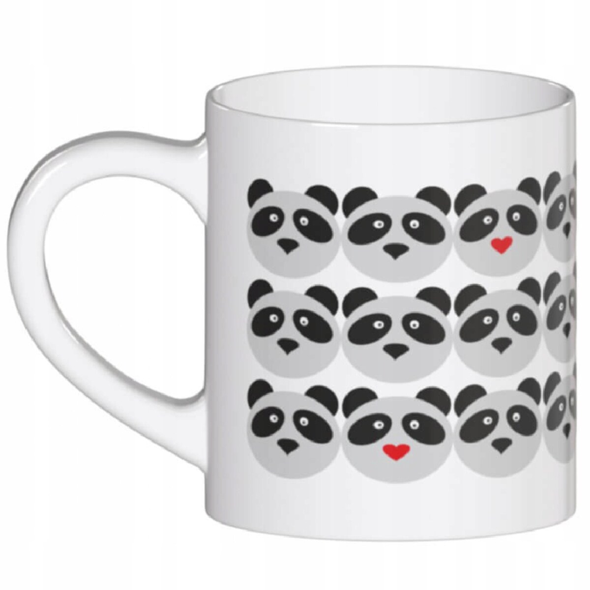 Ceramiczny kubek z uchwytem LOVCIAM do kawy herbaty czekolady 250ml - prezent upominek dla kobiety faceta mężczyzny dziewczyny żony chłopaka męża