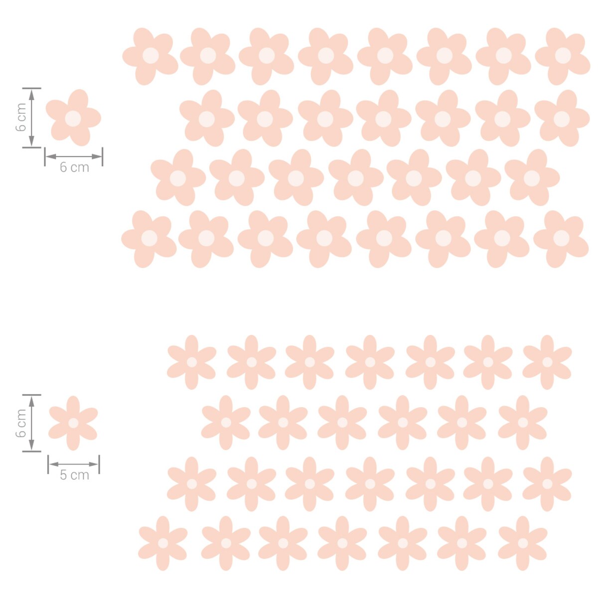 Naklejka na ścianę Stokrotki IX